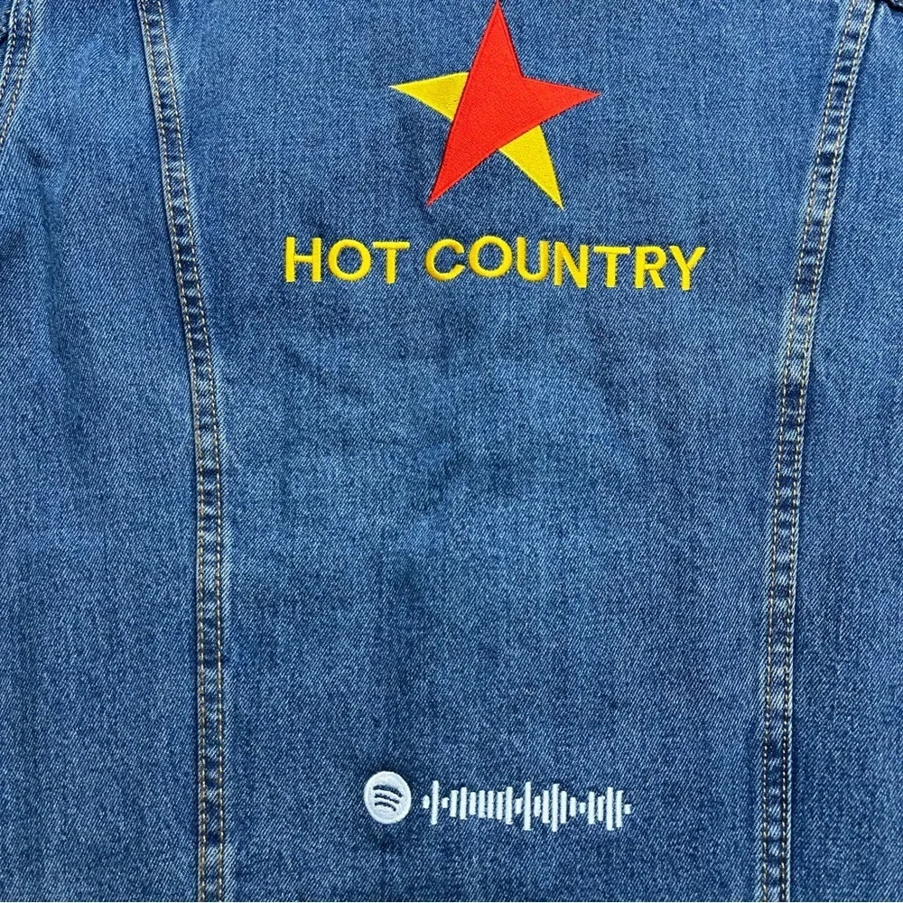 Levis Jacket Mens Size Medium Trucker Western Blue Denim Jean Cowboy Rodeo
